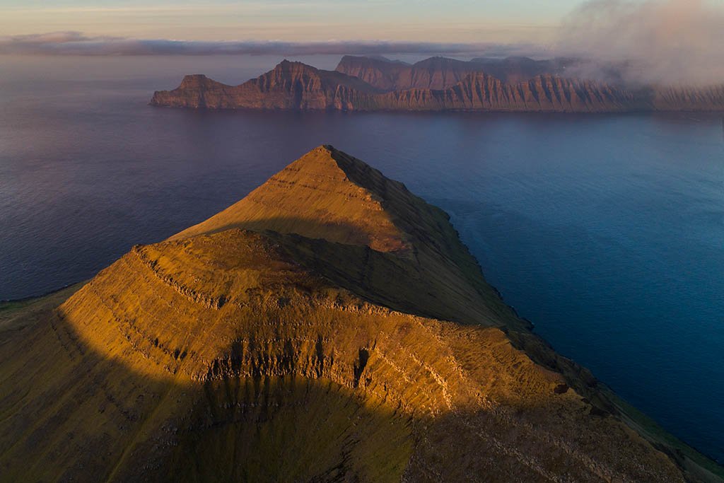 Faroe Islands Photo Workshop - Arctic Exposure - Mountain View in the sunset